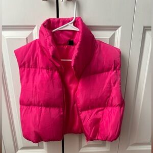 Pink Puffer Vest